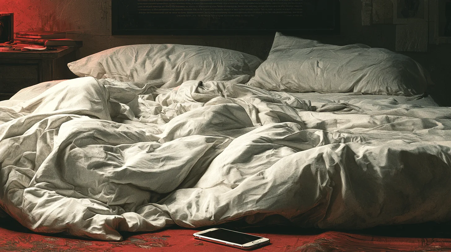 An empty side of a bed after a relationship rupture