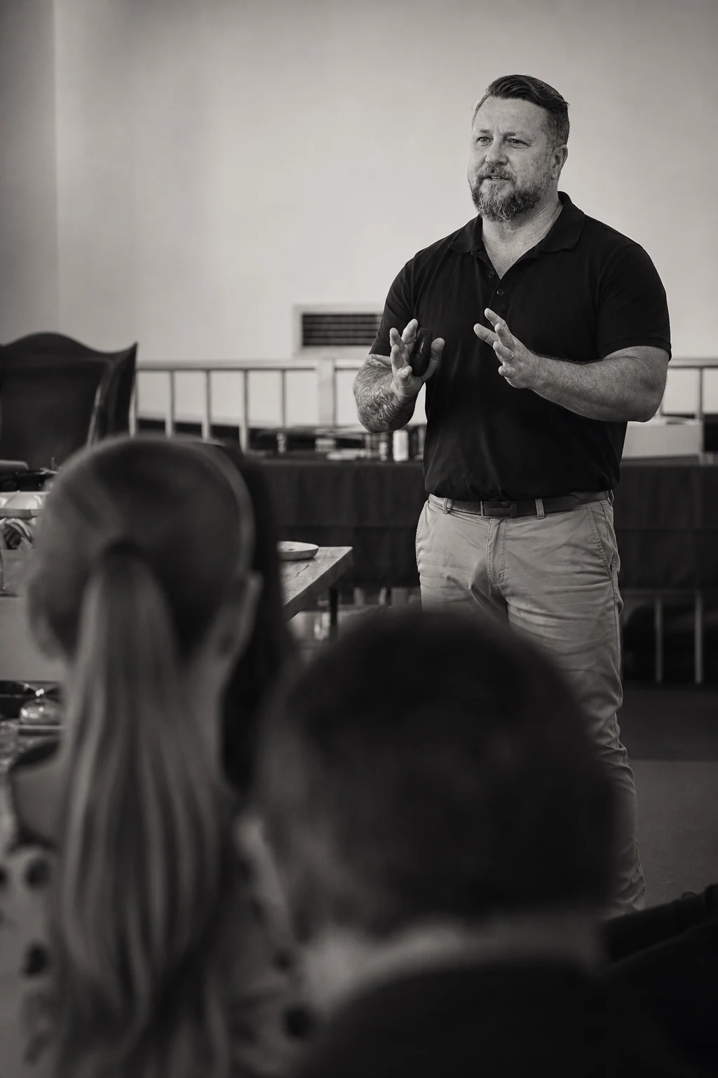 Leon Sheed leading a private Relationship Rescue workshop